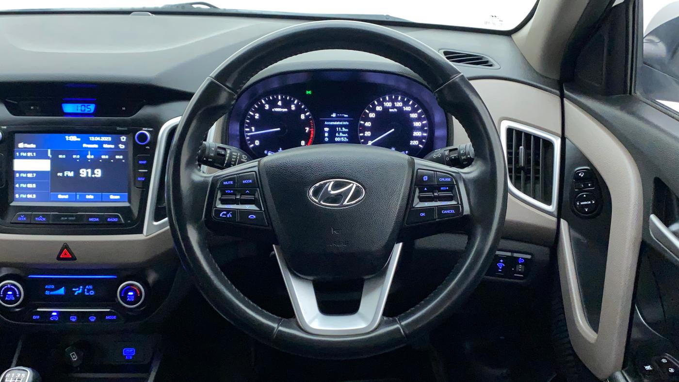 2019 Hyundai Creta SX (O) 1.6 PETROL, Petrol, Manual, 26,957 km, Steering Wheel Close Up