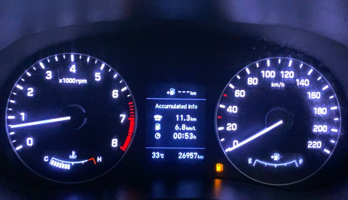 2019 Hyundai Creta SX (O) 1.6 PETROL, Petrol, Manual, 26,957 km, Odometer Image