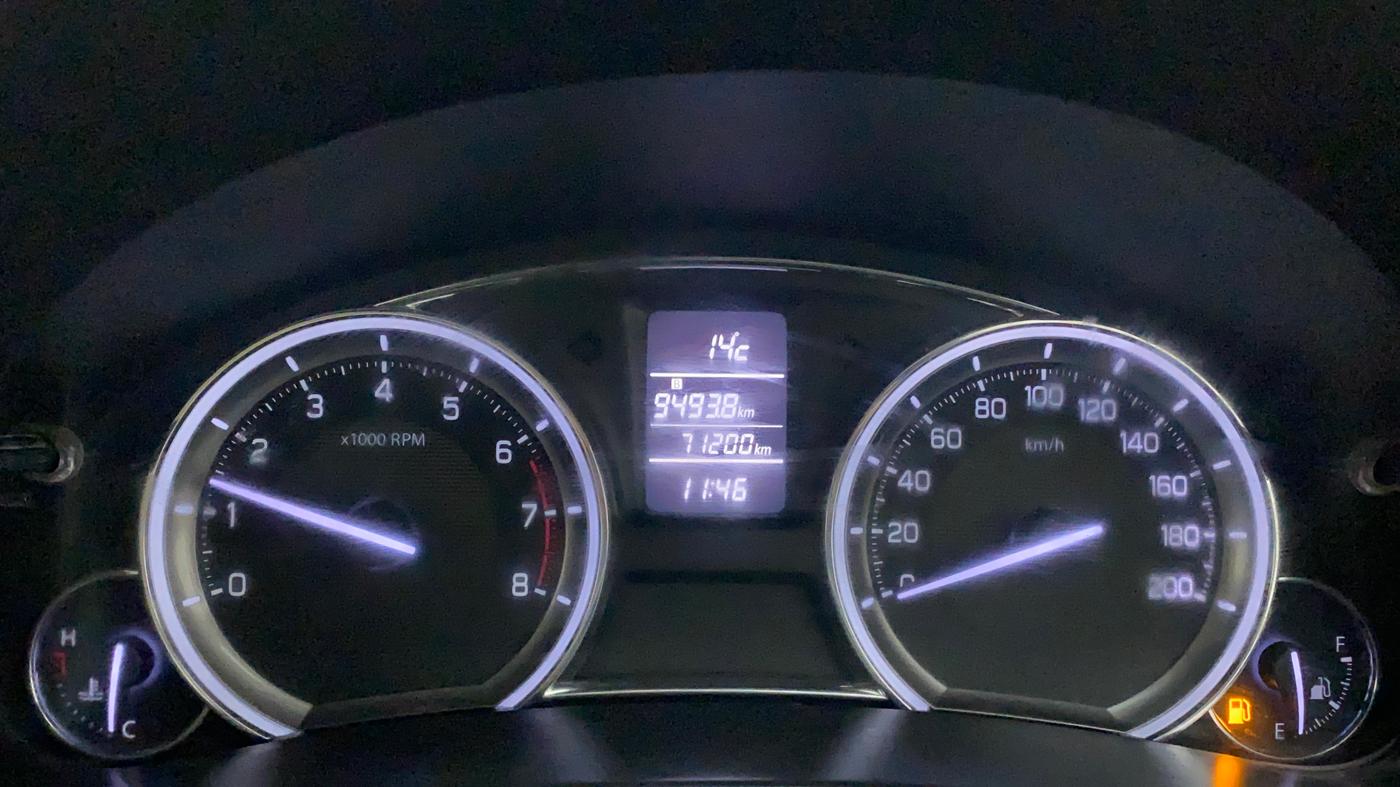 2014 Maruti Ciaz ZXI, Petrol, Manual, 71,324 km, Odometer Image