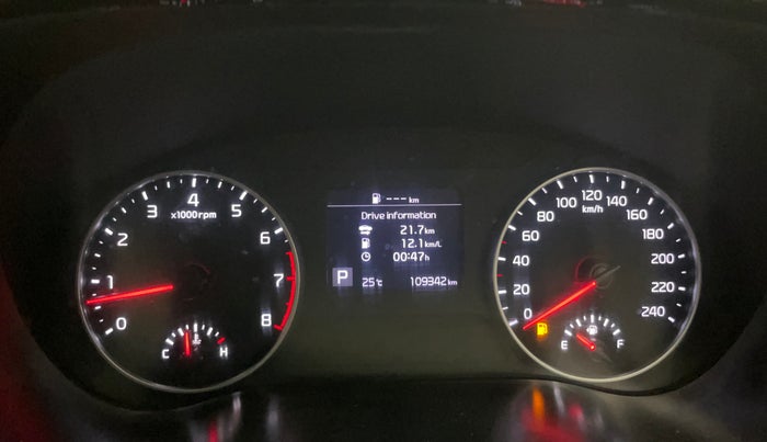 2021 KIA SELTOS HTX IVT 1.5 PETROL, Petrol, Automatic, 1,09,321 km, Odometer Image