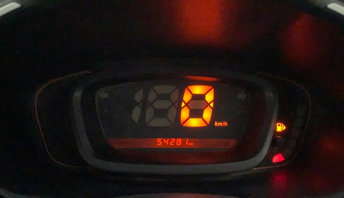 2018 Renault Kwid RXE, Petrol, Manual, 54,412 km, Odometer Image