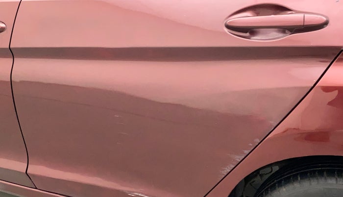 2014 Honda City 1.5L I-VTEC SV, Petrol, Manual, 1,01,287 km, Rear left door - Minor scratches