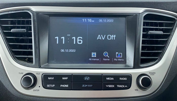 2017 Hyundai Verna 1.6 SX VTVT, Petrol, Manual, 13,258 km, Infotainment System