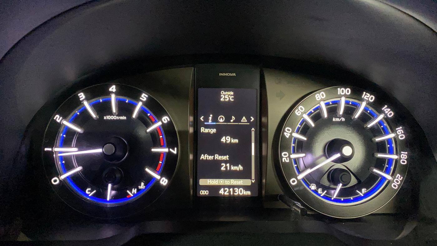 2018 Toyota Innova Crysta 2.7 VX 7 STR, Petrol, Manual, 42,152 km, Odometer Image