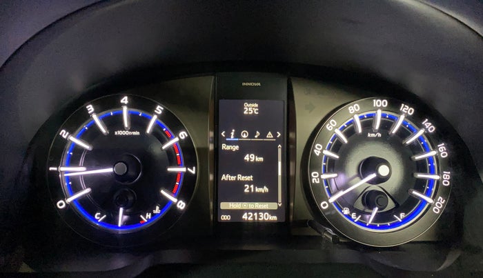 2018 Toyota Innova Crysta 2.7 VX 7 STR, Petrol, Manual, 42,119 km, Odometer Image