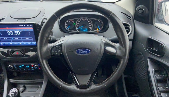2017 Ford Figo Aspire 1.2 TITANIUM PETROL, CNG, Manual, 19,459 km, Steering Wheel Close Up