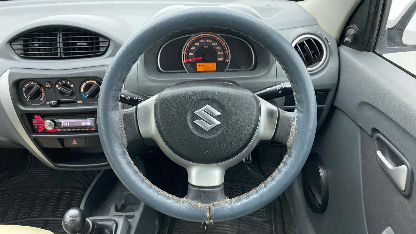 2013 Maruti Alto 800 LXI, Petrol, Manual, 50,738 km, Steering Wheel Close Up
