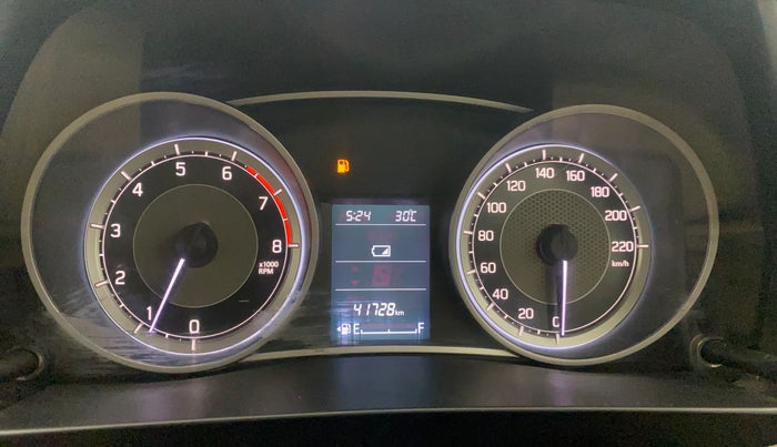 2018 Maruti Dzire ZXI PLUS, Petrol, Manual, 41,686 km, Odometer Image