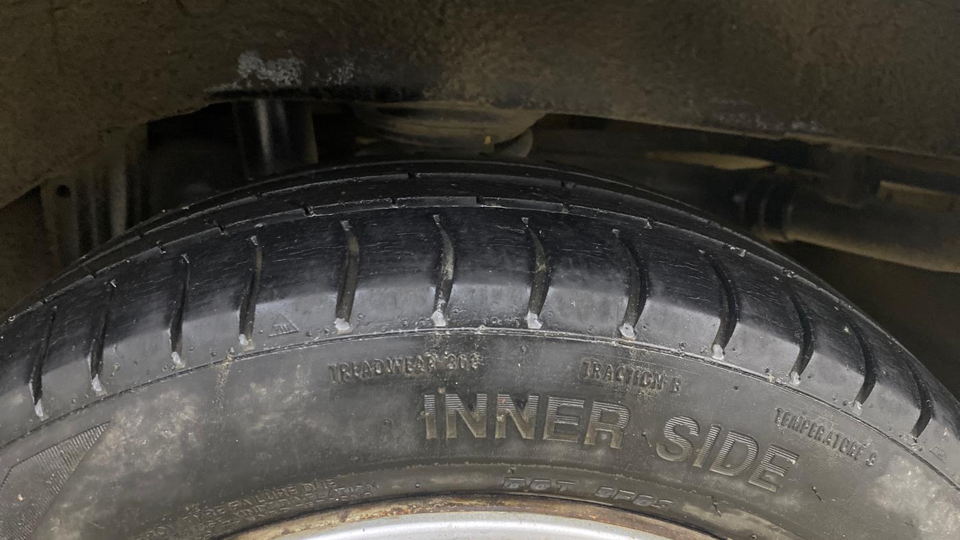 2013 Maruti Alto K10 LXI, Petrol, Manual, 78,480 km, Left Rear Tyre Tread