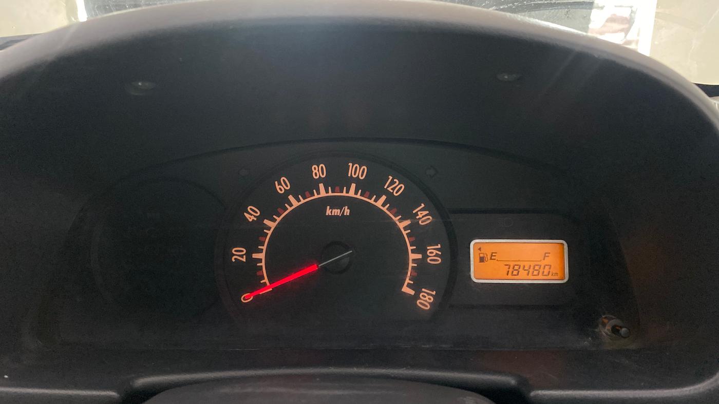 2013 Maruti Alto K10 LXI, Petrol, Manual, 78,480 km, Odometer Image