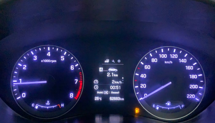2015 Hyundai Elite i20 ASTA 1.2, Petrol, Manual, 62,808 km, Odometer Image