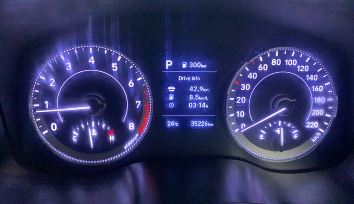 2019 Hyundai VENUE SX PLUS 1.0 TURBO DCT, Petrol, Automatic, 35,184 km, Odometer Image