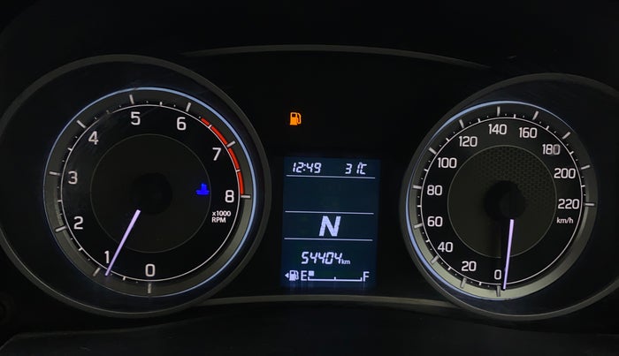 2018 Maruti Dzire ZXI AMT, Petrol, Automatic, 54,399 km, Odometer Image