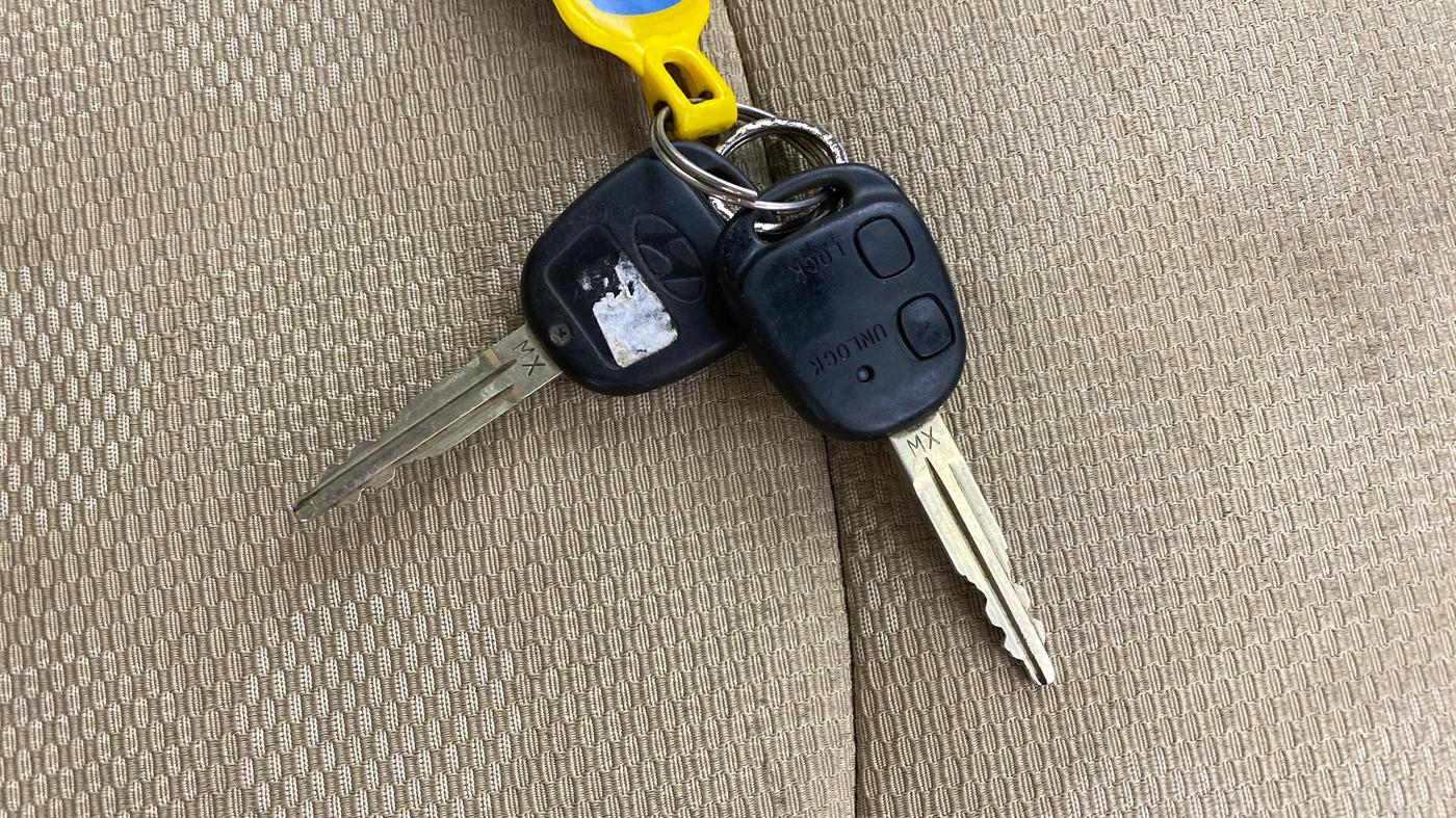 2013 Hyundai Santro Xing GLS PLUS AUDIO, Petrol, Manual, 1,00,248 km, Key Close Up