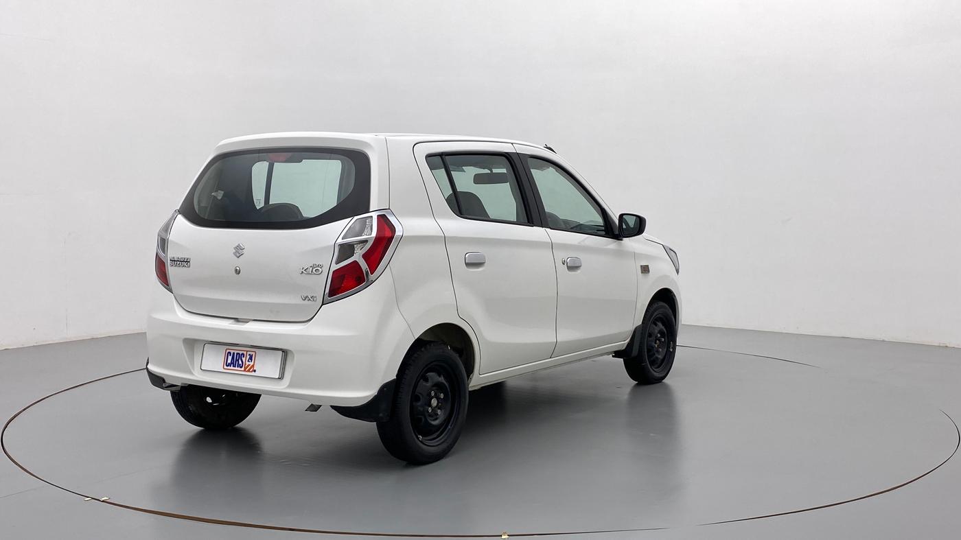 2016 Maruti Alto K10 VXI P, Petrol, Manual, 20,837 km, Right Back Diagonal