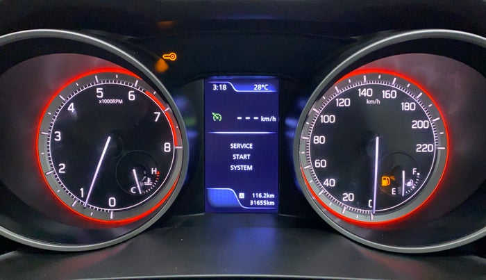 2021 Maruti Swift ZXI PLUS, Petrol, Manual, 31,854 km, Odometer Image