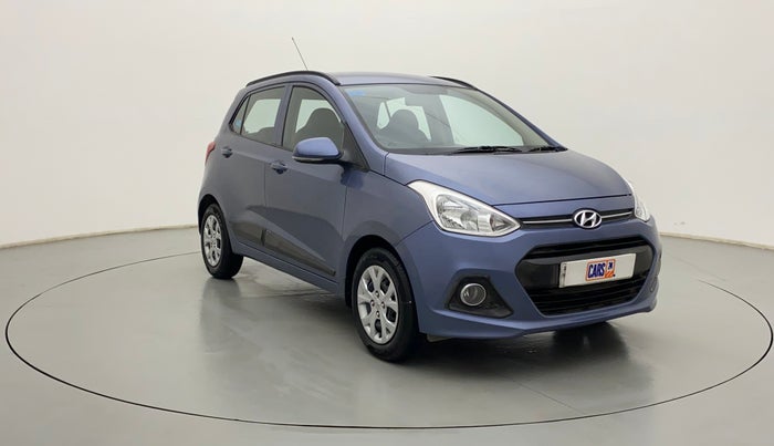 2016 Hyundai Grand i10 SPORTZ (O) 1.2 KAPPA VTVT, Petrol, Manual, 49,548 km, Right Front Diagonal