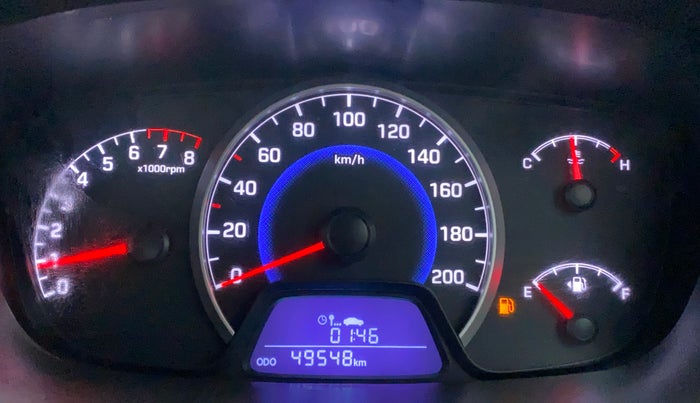 2016 Hyundai Grand i10 SPORTZ (O) 1.2 KAPPA VTVT, Petrol, Manual, 49,548 km, Odometer Image