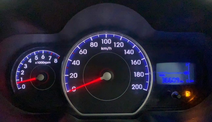 2012 Hyundai i10 MAGNA 1.2, Petrol, Manual, 36,609 km, Odometer Image