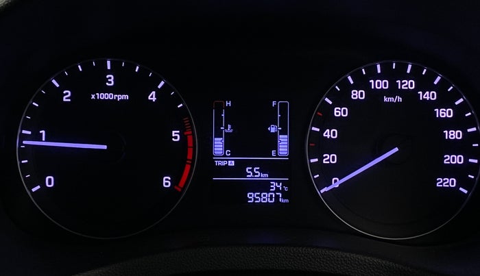 2017 Hyundai Creta SX PLUS 1.6 DIESEL, Diesel, Manual, 95,797 km, Odometer Image