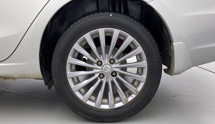 2017 Maruti Ciaz ALPHA 1.4 VVT, Petrol, Manual, 71,000 km, Left Rear Wheel