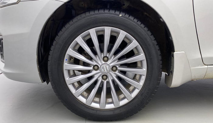 2017 Maruti Ciaz ALPHA 1.4 VVT, Petrol, Manual, 71,000 km, Left Front Wheel