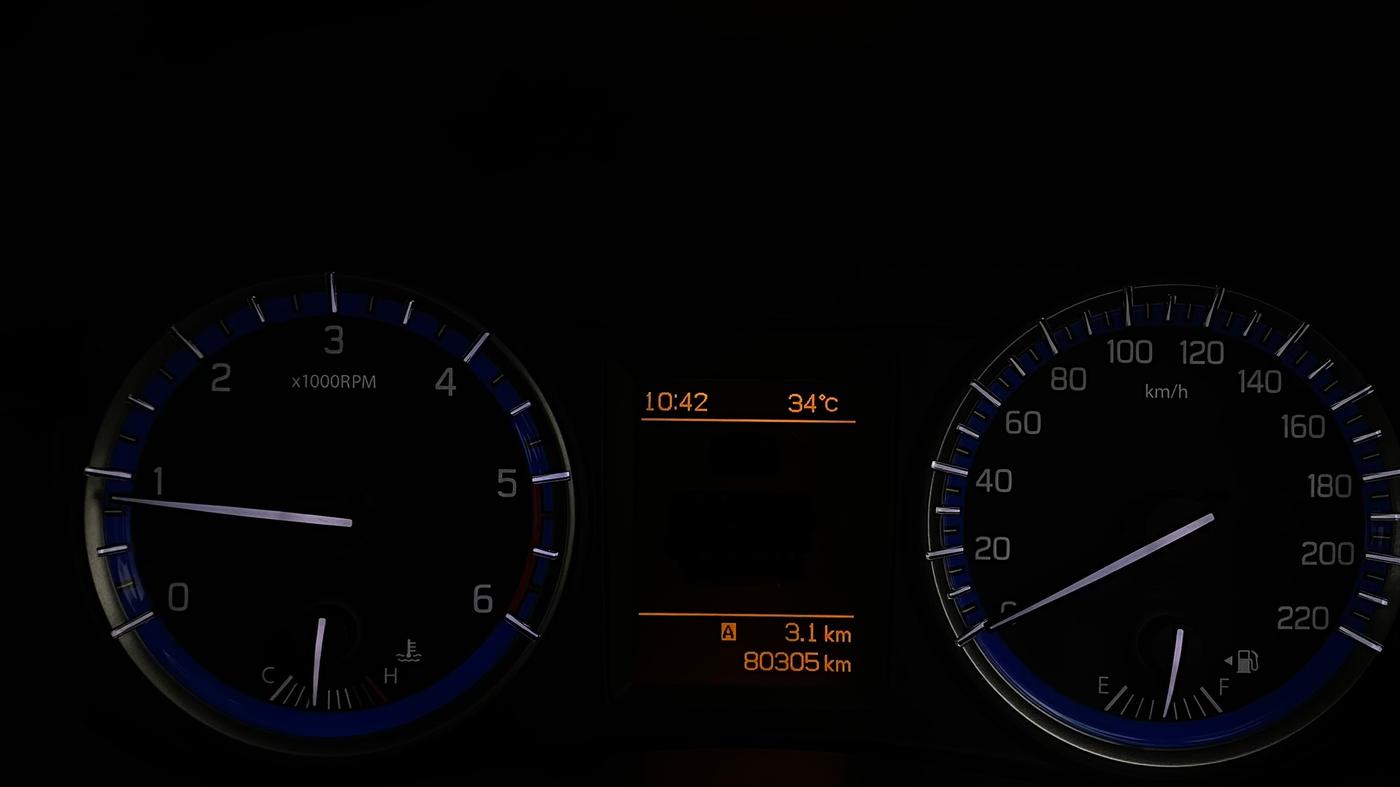 2017 Maruti S Cross ZETA 1.3, Diesel, Manual, 80,301 km, Odometer Image