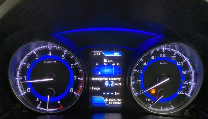 2017 Maruti Baleno ZETA PETROL 1.2, Petrol, Manual, 61,998 km, Odometer Image