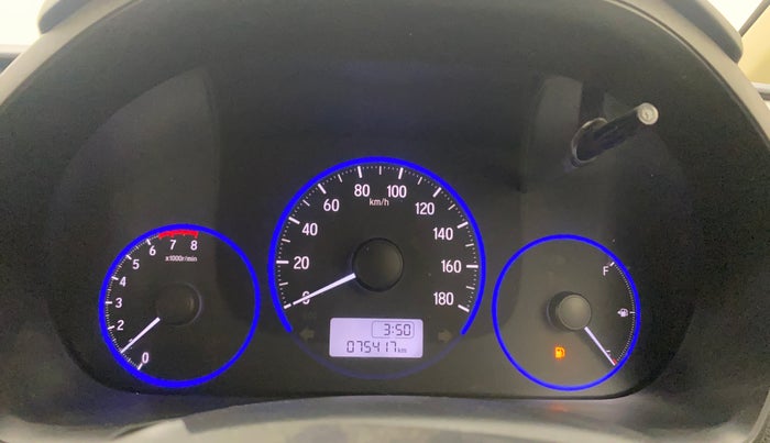 2017 Honda Brio S MT, Petrol, Manual, 75,417 km, Odometer Image