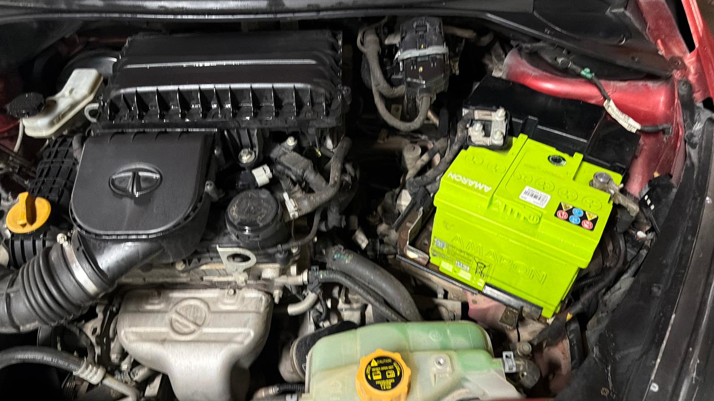 2019 Tata Tiago XZ PLUS PETROL, Petrol, Manual, 87,296 km, Engine View - Left