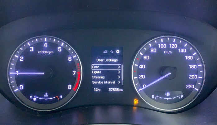 2017 Hyundai Elite i20 ASTA 1.2 (O), Petrol, Manual, 27,328 km, Odometer Image