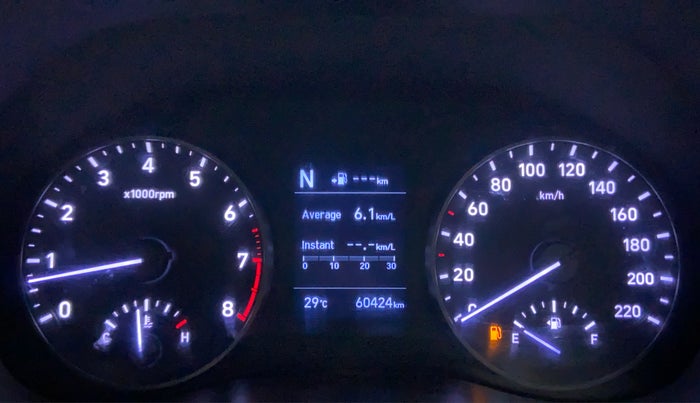 2018 Hyundai Verna 1.6 SX VTVT AT (O), Petrol, Automatic, 60,877 km, Odometer Image