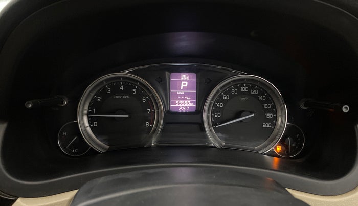 2018 Maruti Ciaz ALPHA  AT 1.4  PETROL, Petrol, Automatic, 59,579 km, Odometer Image