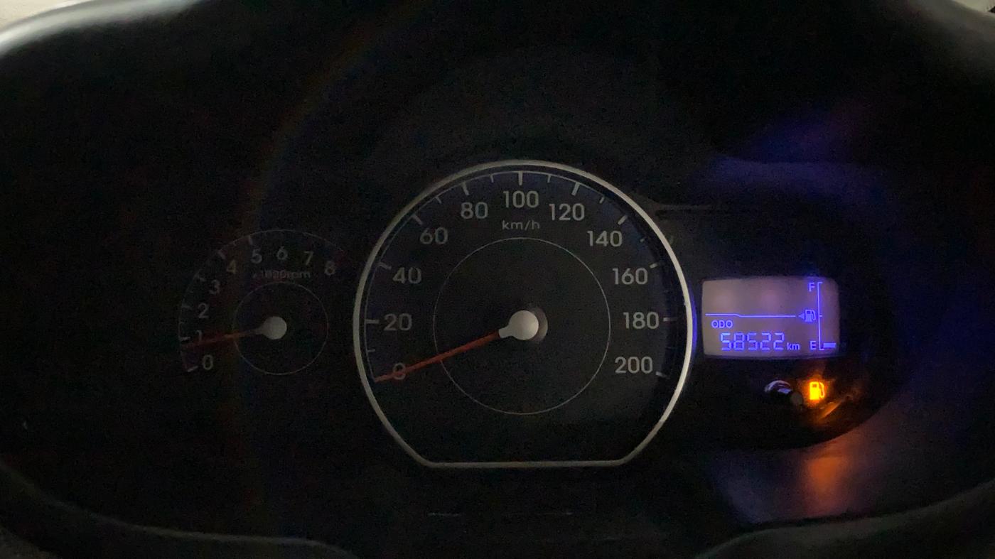 2016 Hyundai i10 MAGNA 1.1, Petrol, Manual, 58,361 km, Odometer Image