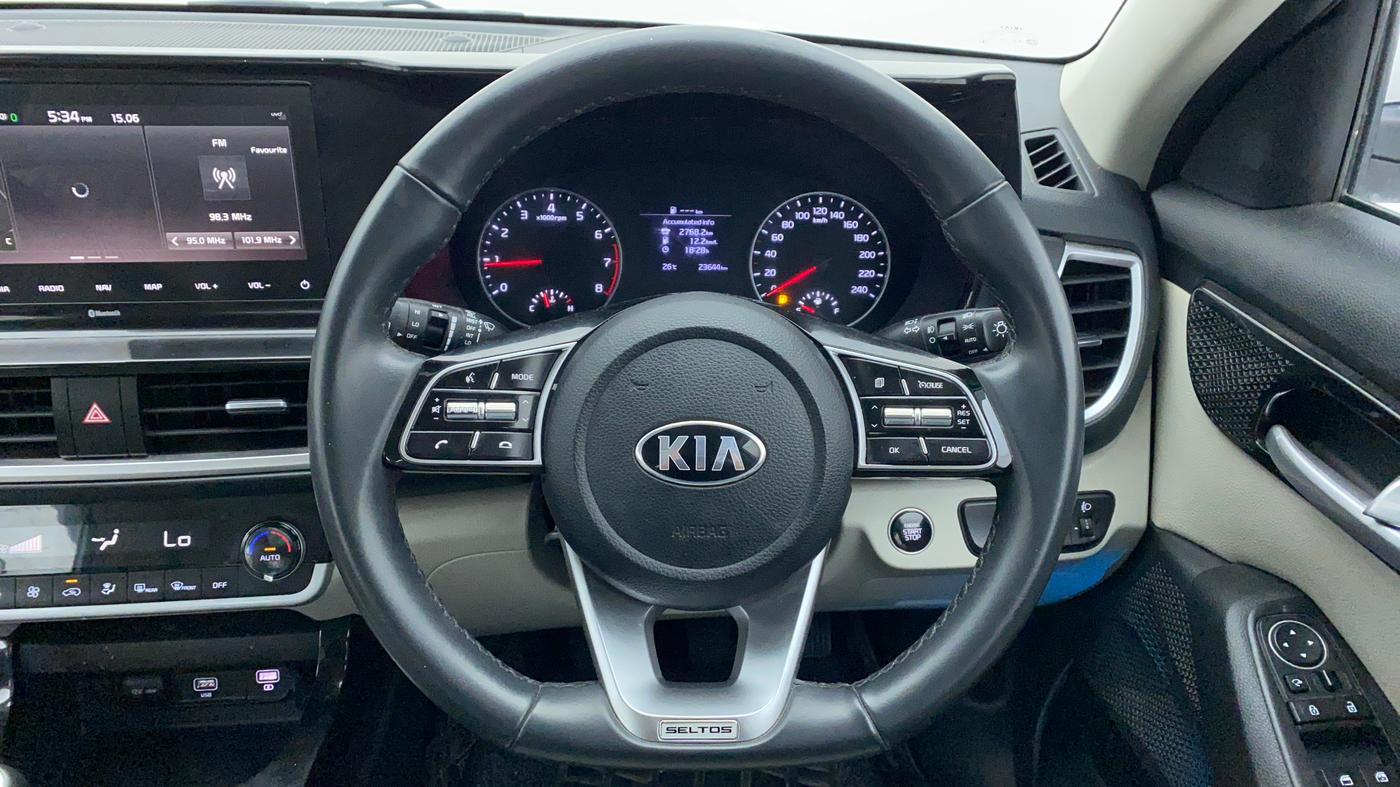 2020 KIA SELTOS HTX 1.5 PETROL MT, Petrol, Manual, 23,733 km, Steering Wheel Close Up