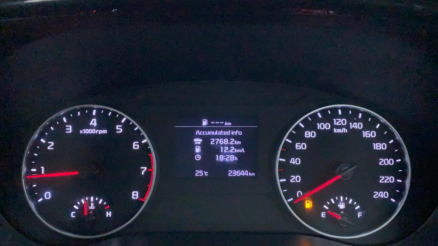 2020 KIA SELTOS HTX 1.5 PETROL MT, Petrol, Manual, 23,733 km, Odometer Image