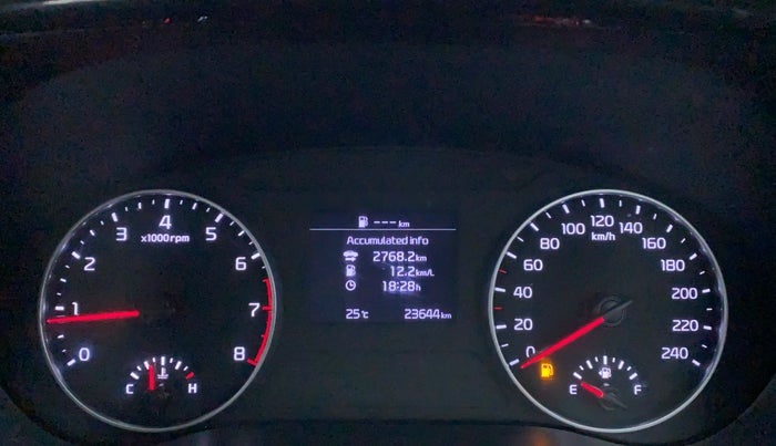 2020 KIA SELTOS HTX 1.5 PETROL MT, Petrol, Manual, 23,733 km, Odometer Image