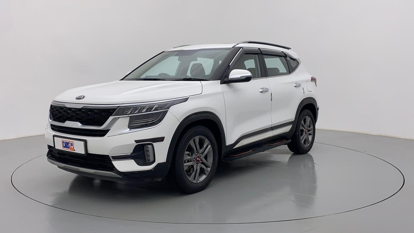 2020 KIA SELTOS HTX 1.5 PETROL MT, Petrol, Manual, 23,733 km, Left Front Diagonal