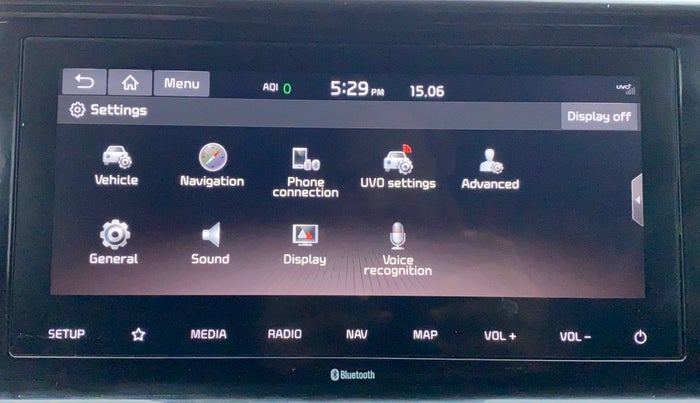2020 KIA SELTOS HTX 1.5 PETROL MT, Petrol, Manual, 23,733 km, Infotainment System