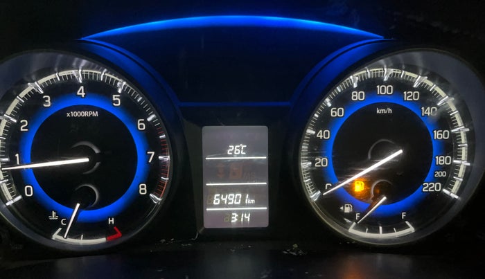2018 Maruti Baleno DELTA PETROL 1.2, Petrol, Manual, 64,893 km, Odometer Image