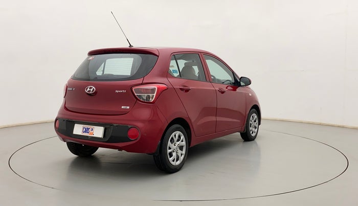 2017 Hyundai Grand i10 SPORTZ 1.2 KAPPA VTVT, Petrol, Manual, 83,808 km, Right Back Diagonal
