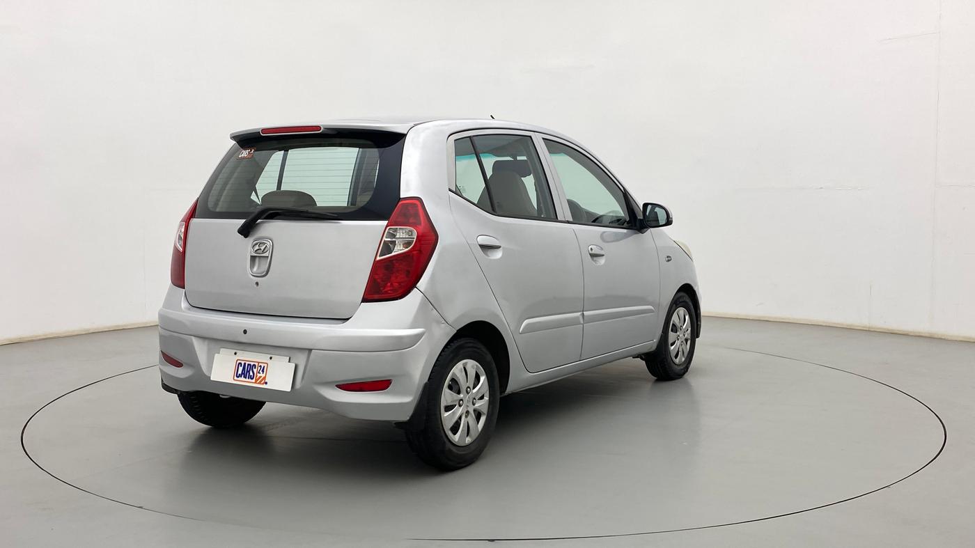 2010 Hyundai i10 SPORTZ 1.2, Petrol, Manual, 97,941 km, Right Back Diagonal