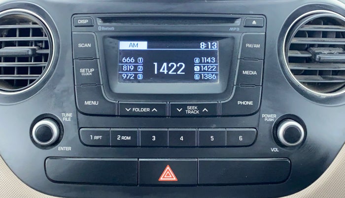 2015 Hyundai Grand i10 SPORTZ 1.1 CRDI, Diesel, Manual, 74,241 km, Infotainment System