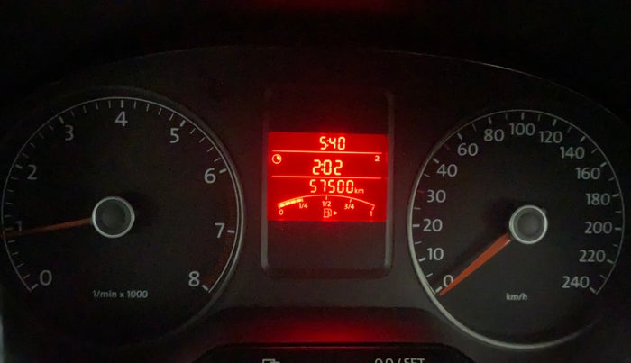 2013 Volkswagen Polo HIGHLINE1.2L, Petrol, Manual, 57,531 km, Odometer Image