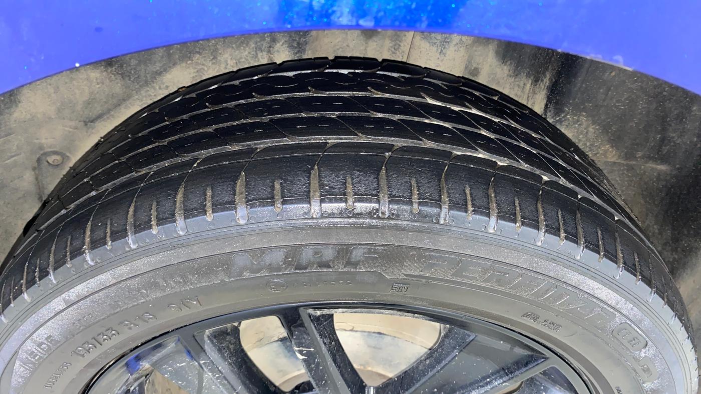 2020 Skoda Rapid AMBITION AT TSI, Petrol, Automatic, 1,03,591 km, Left Rear Tyre Tread