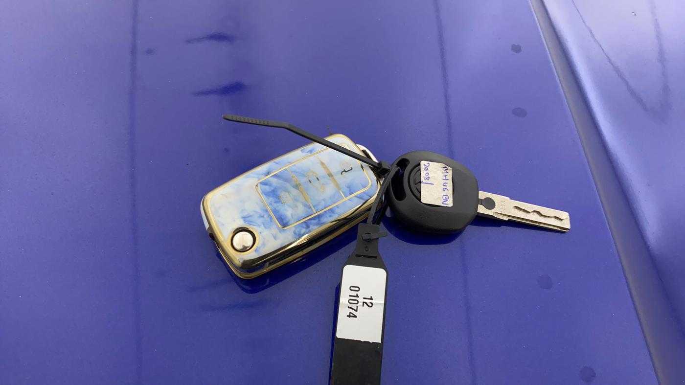 2020 Skoda Rapid AMBITION AT TSI, Petrol, Automatic, 1,03,591 km, Key Close Up
