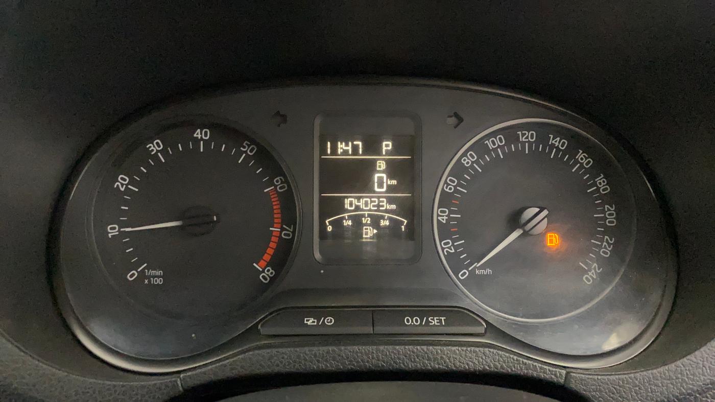 2020 Skoda Rapid AMBITION AT TSI, Petrol, Automatic, 1,03,591 km, Odometer Image