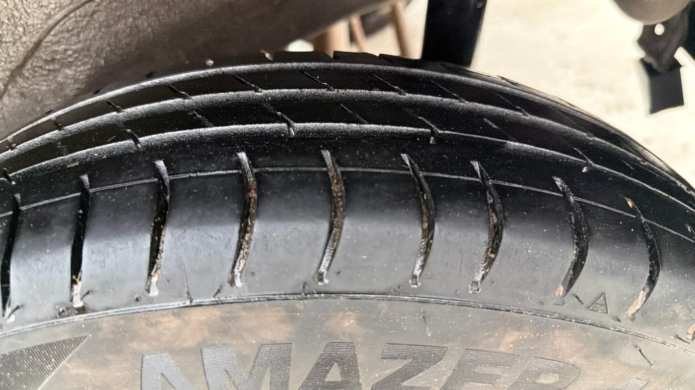 2018 Maruti Wagon R 1.0 LXI, Petrol, Manual, 67,936 km, Left Rear Tyre Tread