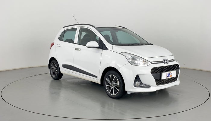 2017 Hyundai Grand i10 SPORTZ (O) AT 1.2 KAPPA VTVT, Petrol, Automatic, 17,028 km, Right Front Diagonal