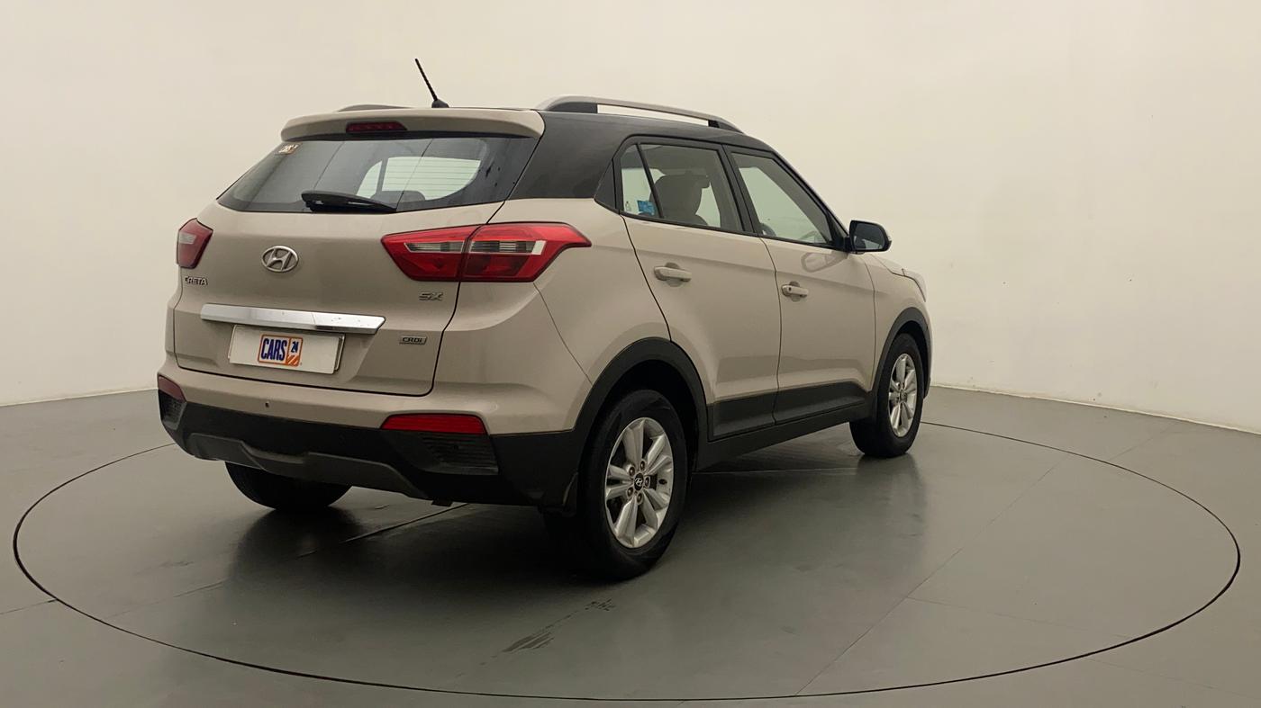 2015 Hyundai Creta SX 1.6 DIESEL, Diesel, Manual, 62,117 km, Right Back Diagonal